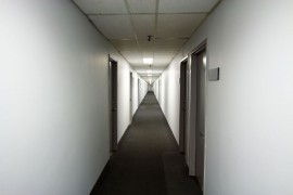 415 Oakdale upstairs hallway - 2014